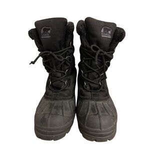 Sorel Cumberland Black Waterproof Thinsulate Insulated Boots NL1100-010 Women Sz
